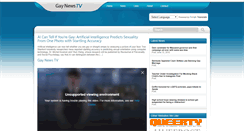 Desktop Screenshot of gaynewstv.com