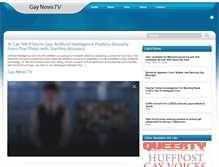 Tablet Screenshot of gaynewstv.com